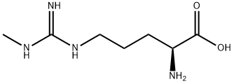 Ornithine, N5-[imino(methylamino)methyl]- Structure