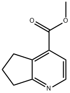 5H-Cyclopenta[b]pyridine-4-carboxylic acid, 6,7-dihydro-, methyl ester Structure