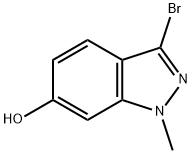 1H-Indazol-6-ol, 3-bromo-1-methyl- Structure