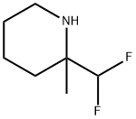 Piperidine, 2-(difluoromethyl)-2-methyl- Structure