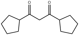 1,3-Propanedione, 1,3-dicyclopentyl- Structure
