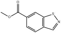 1,2-Benzisothiazole-6-carboxylic acid, methyl ester Structure