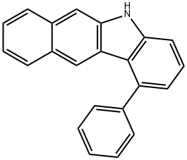 5H-Benzo[b]carbazole, 1-phenyl- Structure