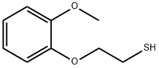 Ethanethiol, 2-(2-methoxyphenoxy)- Structure