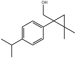 (1-(4-isopropylphenyl)-2，2-dimethylcyclopropyl)methanol Structure