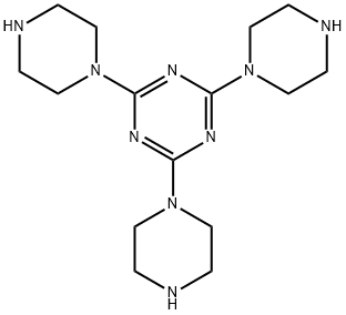 2,4,6-tri(piperazin-1-yl)-1,3,5-triazine Structure