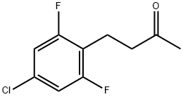 2-Butanone, 4-(4-chloro-2,6-difluorophenyl)- Structure