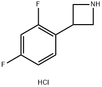 3-(2,4-difluorophenyl)azetidine hydrochloride Structure