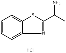 1-(benzo[d]thiazol-2-yl)ethan-1-amine dihydrochloride Structure