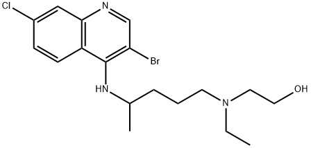 Hydroxychloroquine 3-Bromo Impurity Structure