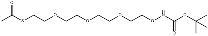 t-Boc-Aminooxy-PEG3-S-Ac Structure