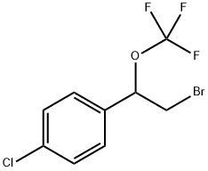 1-(2-bromo-1-(trifluoromethoxy)ethyl)-4-chlorobenzene Structure