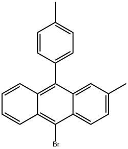 10-bromo-2-methyl-9-(4-methylphenyl)Anthracene Structure