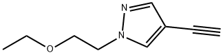 1H-Pyrazole, 1-(2-ethoxyethyl)-4-ethynyl- Structure