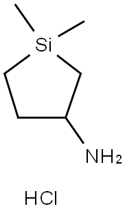 1,1-dimethylsilolan-3-amine hydrochloride Structure