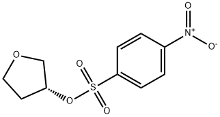 Benzenesulfonic acid, 4-nitro-, (3R)-tetrahydro-3-furanyl ester Structure