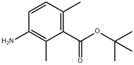 tert-butyl 3-amino-2,6-dimethylbenzoate Structure