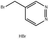 4-(bromomethyl)pyridazine hydrobromide Structure