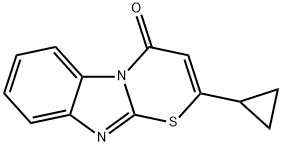 4H-[1,3]Thiazino[3,2-a]benzimidazol-4-one, 2-cyclopropyl- Structure