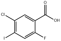 Benzoic acid, 5-chloro-2-fluoro-4-iodo- Structure