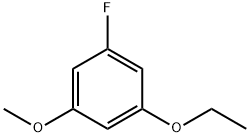 Benzene, 1-ethoxy-3-fluoro-5-methoxy- Structure