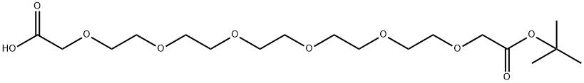 HOOCCH2O-PEG5-CH2COOtBu Structure