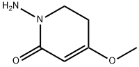 2(1H)-Pyridinone, 1-amino-5,6-dihydro-4-methoxy- Structure