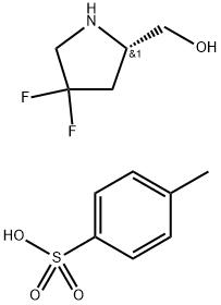 (S)-(4,4-Difluoro-pyrrolidin-2-yl)-methanol tosylate Structure