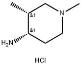 cis-1,3-Dimethyl-piperidin-4-ylamine dihydrochloride Structure