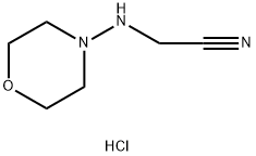 Acetonitrile, 2-(4-morpholinylamino)-, hydrochloride (1:1) Structure