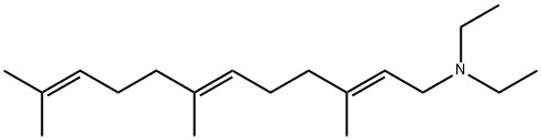 2,6,10-Dodecatrien-1-amine, N,N-diethyl-3,7,11-trimethyl-, (E,E)- (9CI) Structure