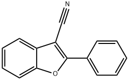 3-Benzofurancarbonitrile, 2-phenyl- Structure