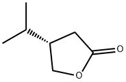 2(3H)-Furanone, dihydro-4-(1-methylethyl)-, (4S)- Structure