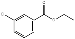 Benzoic acid, 3-chloro-, 1-methylethyl ester Structure