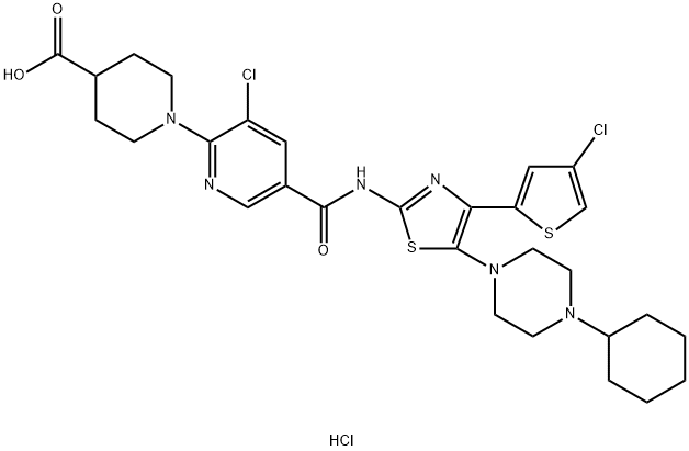 Avatrombopag hydrochloride Structure