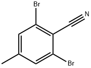 Benzonitrile, 2,6-dibromo-4-methyl- Structure