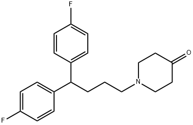 4-Piperidinone, 1-[4,4-bis(4-fluorophenyl)butyl] Structure