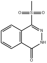 1(2H)-Phthalazinone, 4-(methylsulfonyl)- Structure