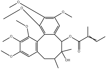 Angeloylgomisin Q Structure