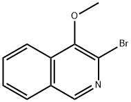 3-Brom-4-methoxyisochinolin Structure