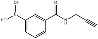 Boronic acid, B-[3-[(2-propyn-1-ylamino)carbonyl]phenyl]- Structure