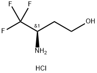 (R)-3-Amino-4,4,4-trifluoro-butan-1-ol hydrochloride Structure
