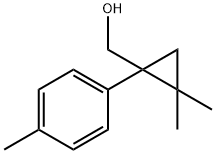Cyclopropanemethanol, 2,2-dimethyl-1-(4-methylphenyl)- Structure