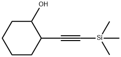 Cyclohexanol, 2-[2-(trimethylsilyl)ethynyl]- Structure