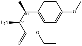 (2S, 3S)-2-Amino-3-(4-methoxy-phenyl)-butyric acid ethyl ester Structure