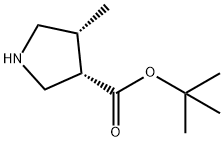 (3S,4R)-4-Methyl-pyrrolidine-3-carboxylic acid tert-butyl ester Structure