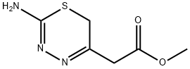6H-1,3,4-Thiadiazine-5-acetic acid, 2-amino-, methyl ester Structure