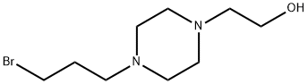 1-Piperazineethanol, 4-(3-bromopropyl)- Structure