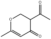 4H-Pyran-4-one, 3-acetyl-2,3-dihydro-6-methyl- Structure