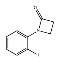 2-Azetidinone, 1-(2-iodophenyl)- Structure